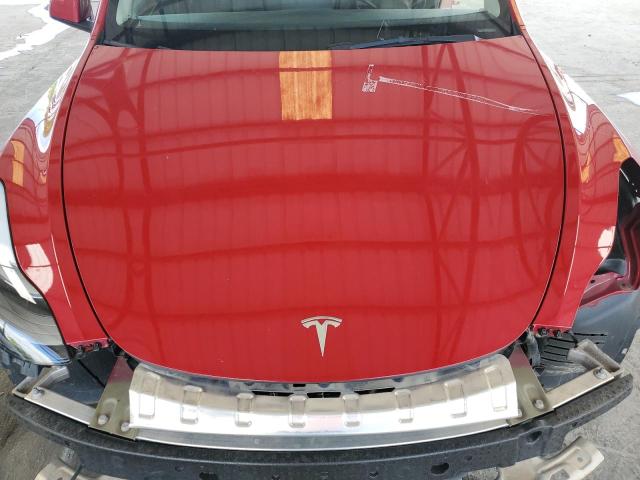 7SAYGDEFXPF586885 - 2023 TESLA MODEL Y RED photo 11