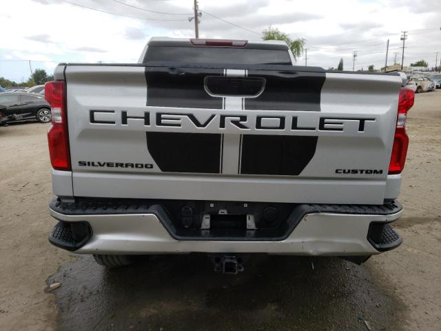 1GCPWBEK1NZ158496 - 2022 CHEVROLET SILVERADO C1500 CUSTOM SILVER photo 6