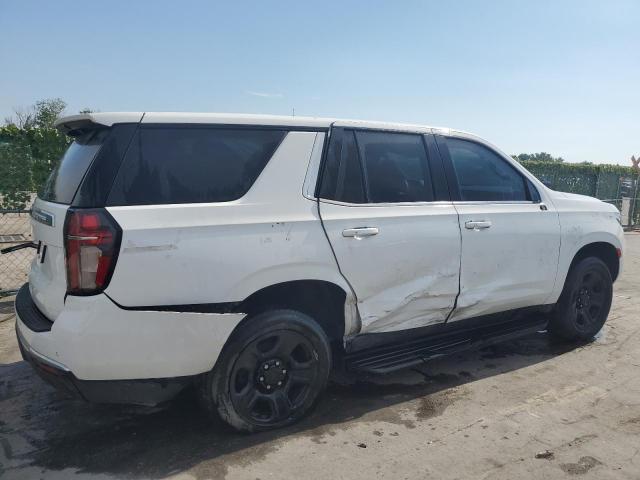 1GNSCLED5MR460910 - 2021 CHEVROLET TAHOE C1500 WHITE photo 3