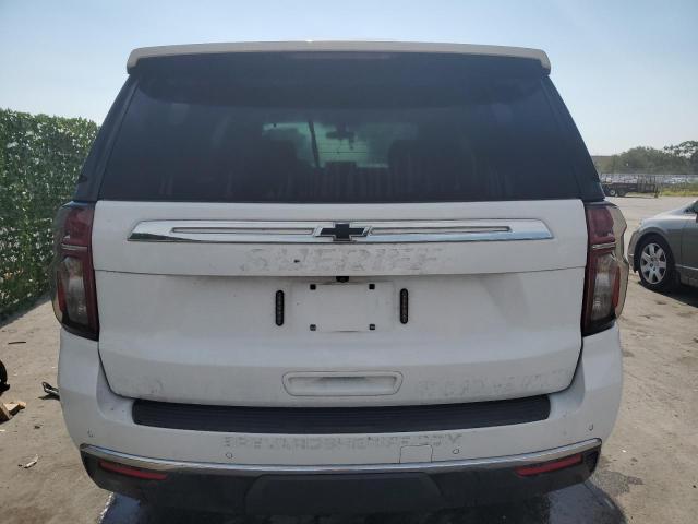 1GNSCLED5MR460910 - 2021 CHEVROLET TAHOE C1500 WHITE photo 6