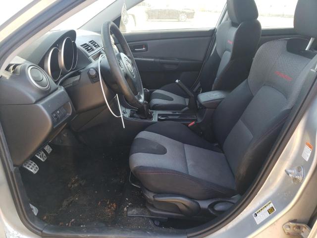 JM1BK34L581787753 - 2008 MAZDA SPEED 3 SILVER photo 7