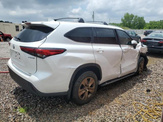 5TDABRCH3PS563930 - 2023 TOYOTA HIGHLANDER HYBRID BRONZE WHITE photo 3