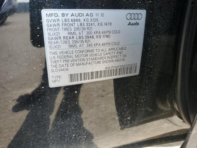WA1DGAFE6DD009283 - 2013 AUDI Q7 PRESTIGE BLACK photo 13
