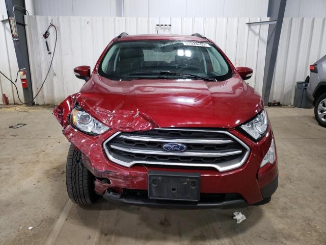 MAJ6P1UL3JC226779 - 2018 FORD ECOSPORT SE MAROON photo 5