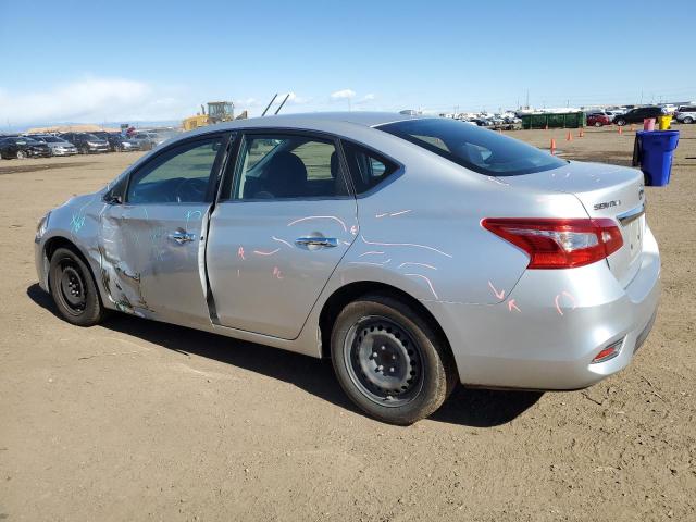 3N1AB7AP4GL656933 - 2016 NISSAN SENTRA S SILVER photo 2