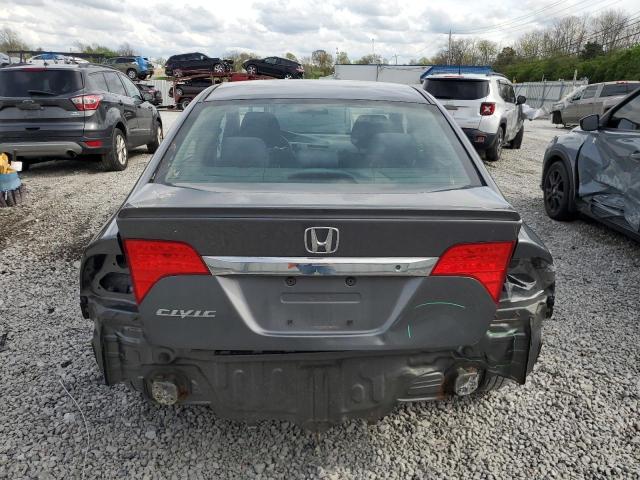 19XFA1F6XBE022428 - 2011 HONDA CIVIC LX-S GRAY photo 6