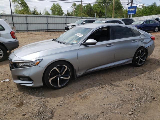 1HGCV1F39JA202385 - 2018 HONDA ACCORD SPORT SILVER photo 1