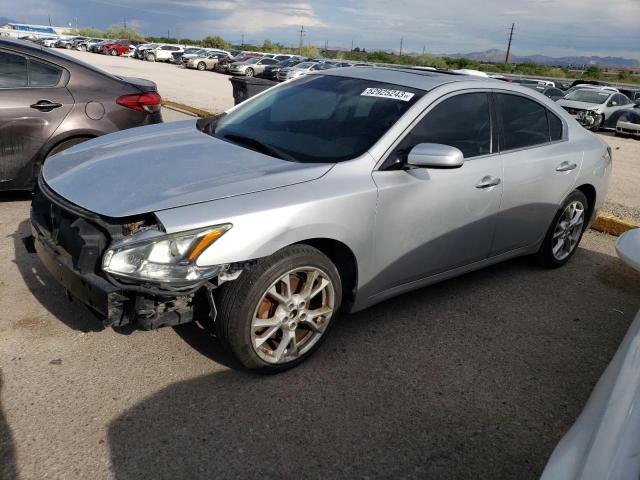 1N4AA5AP5CC811229 - 2012 NISSAN MAXIMA S SILVER photo 1