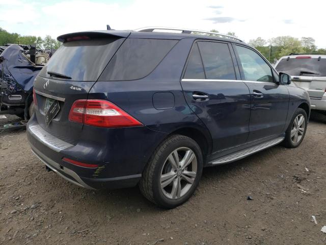 4JGDA5HB8EA373835 - 2014 MERCEDES-BENZ ML 350 4MATIC BLUE photo 3