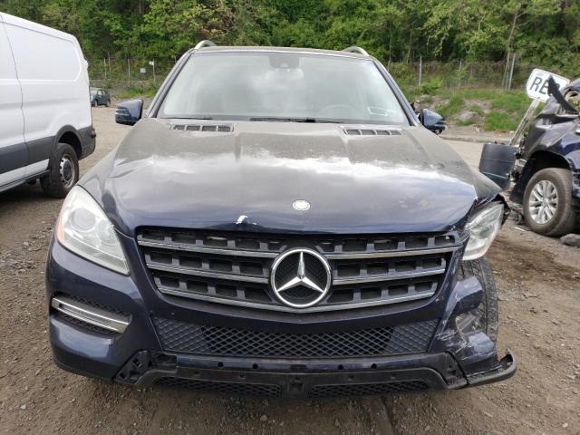 4JGDA5HB8EA373835 - 2014 MERCEDES-BENZ ML 350 4MATIC BLUE photo 5