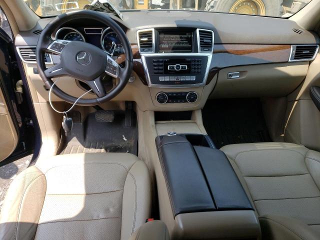 4JGDA5HB8EA373835 - 2014 MERCEDES-BENZ ML 350 4MATIC BLUE photo 8