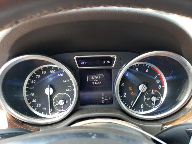 4JGDA5HB8EA373835 - 2014 MERCEDES-BENZ ML 350 4MATIC BLUE photo 9