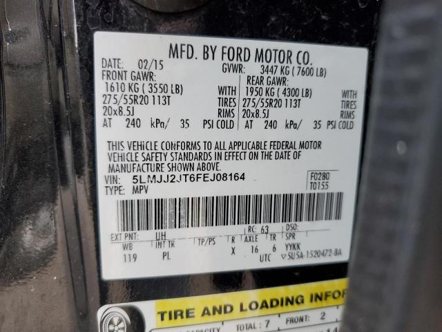 5LMJJ2JT6FEJ08164 - 2015 LINCOLN NAVIGATOR 黑色 照片 13