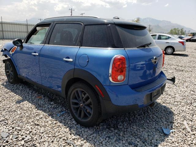 WMWZB3C53EWR40191 - 2014 MINI COOPER COUNTRYMAN BLUE photo 2