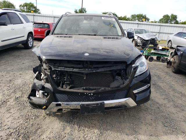 4JGDA5HB1CA040065 - 2012 MERCEDES-BENZ ML 350 4MATIC BLACK photo 5