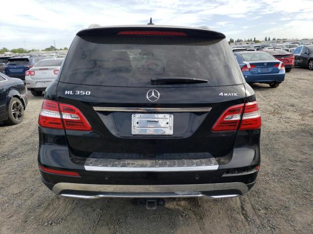 4JGDA5HB1CA040065 - 2012 MERCEDES-BENZ ML 350 4MATIC BLACK photo 6