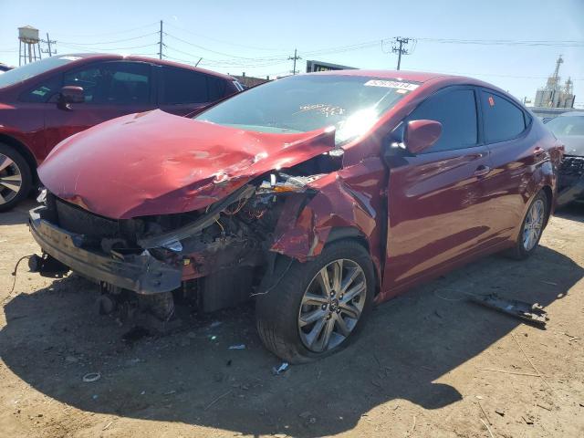 5NPDH4AE4GH765799 - 2016 HYUNDAI ELANTRA SE RED photo 1