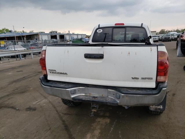 5TEUU42N15Z087498 - 2005 TOYOTA TACOMA ACCESS CAB თეთრი ფოტო 6