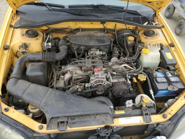 4S4BT61CX37102778 - 2003 SUBARU BAJA YELLOW photo 11