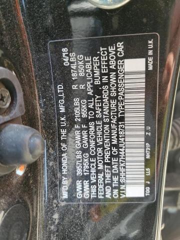 SHHFK7H44JU418731 - 2018 HONDA CIVIC SPORT 黑色 照片 13