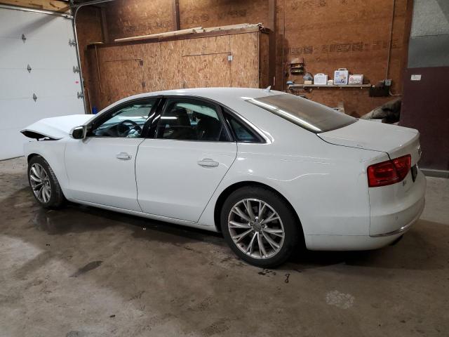 WAUAGAFD9DN018809 - 2013 AUDI A8 QUATTRO WHITE photo 2