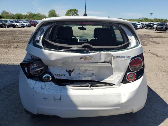 1G1JC6SH3E4227564 - 2014 CHEVROLET SONIC LT WHITE photo 6