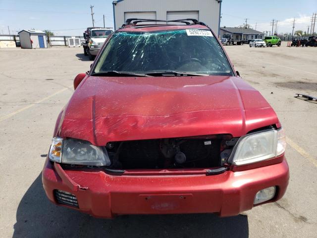 JF1SF65612H743249 - 2002 SUBARU FORESTER S წითელი ფოტო 5