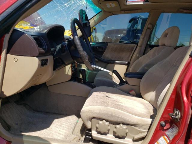 JF1SF65612H743249 - 2002 SUBARU FORESTER S წითელი ფოტო 7
