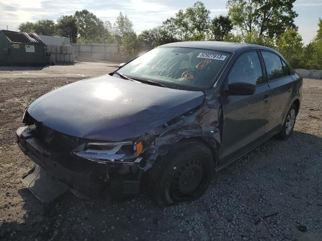 3VW2K7AJ1DM295046 - 2013 VOLKSWAGEN JETTA BASE Մոխրագույն լուսանկար 1