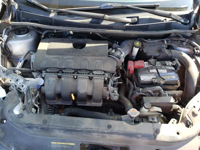 3N1AB7AP0HY305411 - 2017 NISSAN SENTRA S SILVER photo 11