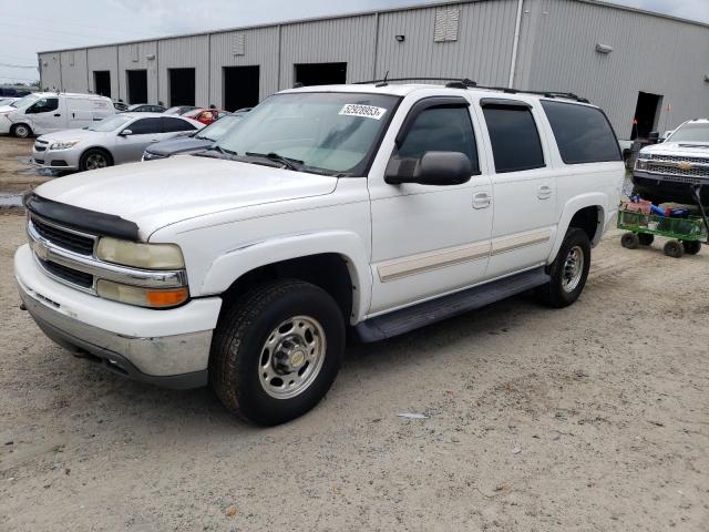 3GNGK26U45G222288 - 2005 CHEVROLET SUBURBAN K2500 WHITE photo 1