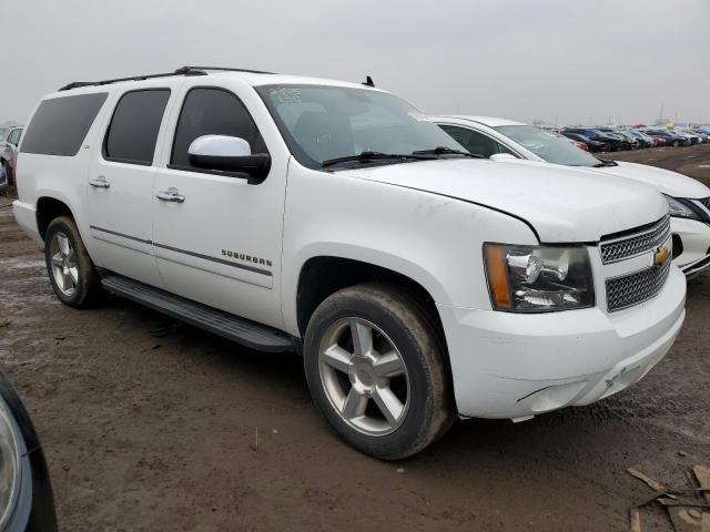 1GNSKKE72DR216235 - 2013 CHEVROLET SUBURBAN K1500 LTZ WHITE photo 4