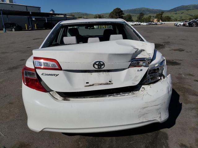 4T4BF1FK9CR258263 - 2012 TOYOTA CAMRY BASE WHITE photo 6