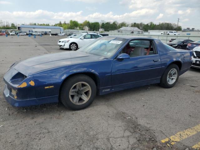 1G1FP21S1KL202504 - 1989 CHEVROLET CAMARO BLUE photo 1