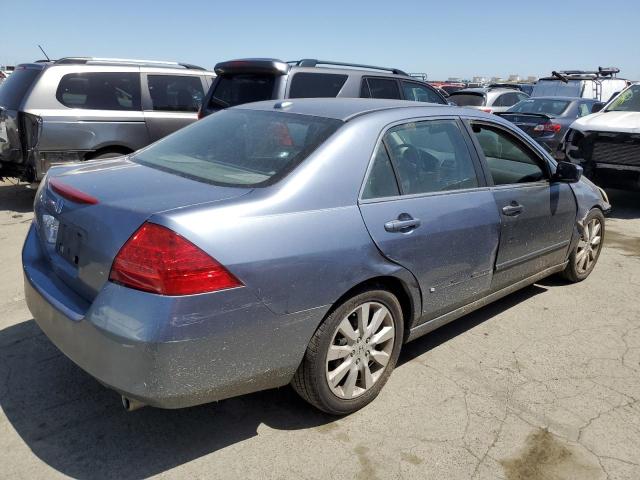 1HGCM66587A059956 - 2007 HONDA ACCORD EX BLUE photo 3