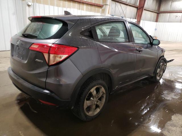 3CZRU6H3XGM744929 - 2016 HONDA HR-V LX GRAY photo 3