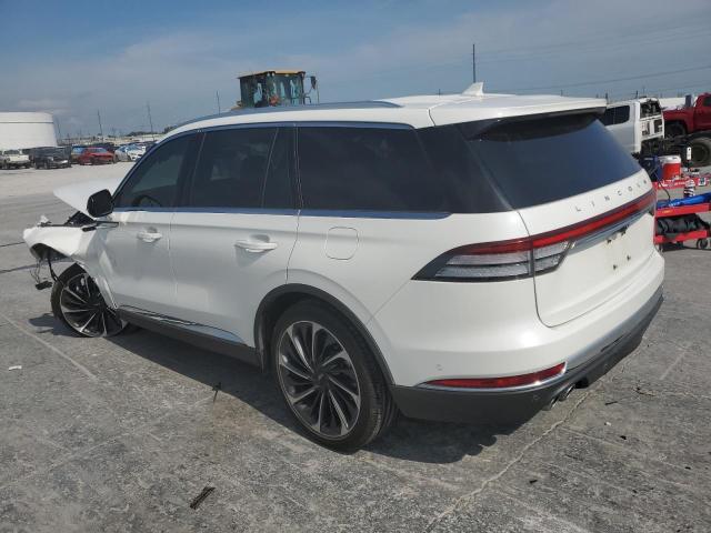 5LM5J7XCXLGL31054 - 2020 LINCOLN AVIATOR RESERVE WHITE photo 2