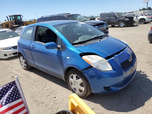 JTDJT923285173301 - 2008 TOYOTA YARIS BLUE photo 4