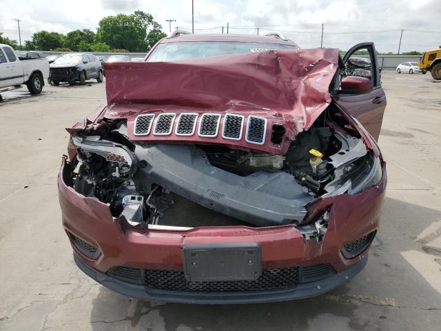 1C4PJLCB9LD586365 - 2020 JEEP CHEROKEE LATITUDE BURGUNDY photo 5