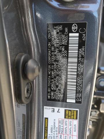 JTDKARFP3H3051209 - 2017 TOYOTA PRIUS PRIM გრაფიტი ფოტო 13