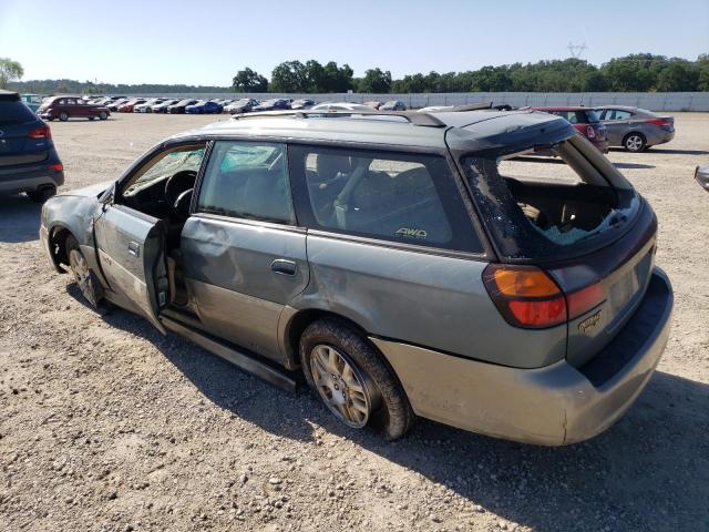 4S3BH806127631399 - 2002 SUBARU LEGACY OUTBACK H6 3.0 LL BEAN GRAY photo 2