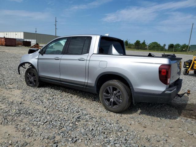 5FPYK3F17LB013274 - 2020 HONDA RIDGELINE SPORT SILVER photo 2