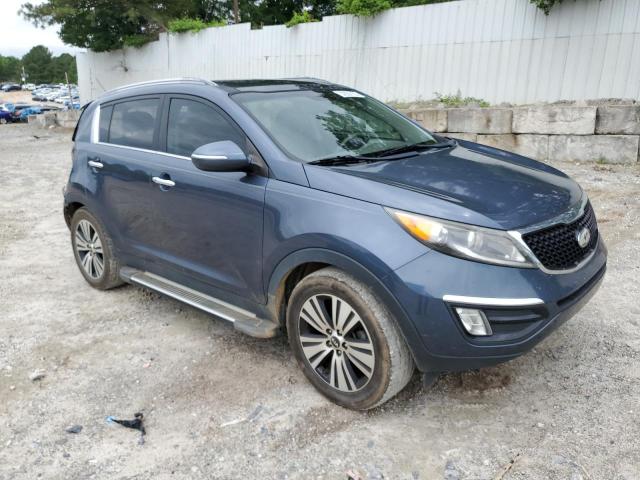 KNDPC3AC6E7643967 - 2014 KIA SPORTAGE EX BLUE photo 4