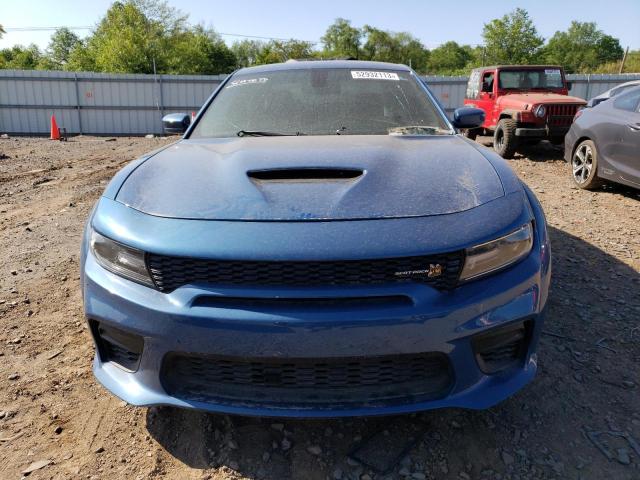 2C3CDXGJ3MH619089 - 2021 DODGE CHARGER SCAT PACK BLUE photo 5