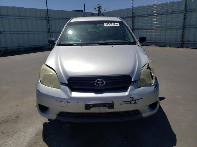 2T1KR32E66C623968 - 2006 TOYOTA COROLLA MA XR SILVER photo 5