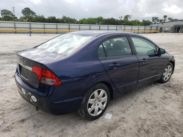 2HGFA1F56BH544843 - 2011 HONDA CIVIC LX BLUE photo 3