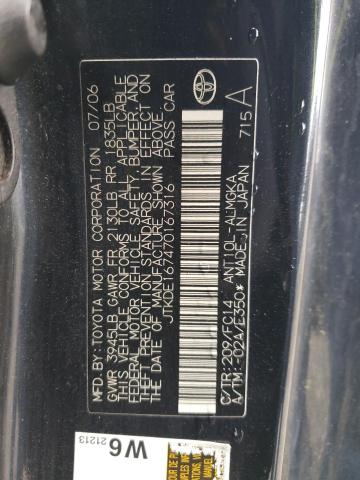 JTKDE167470167316 - 2007 TOYOTA SCION TC 黑色 照片 12