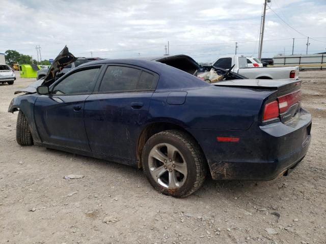 2C3CDXHG3EH342125 - 2014 DODGE CHARGER SXT BLUE photo 2