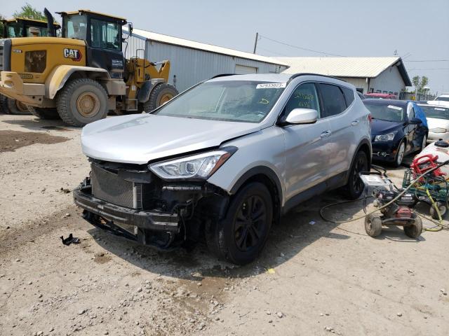 5XYZU3LB6EG192827 - 2014 HYUNDAI SANTA FE SILVER photo 1