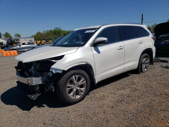 5TDJKRFH7FS126054 - 2015 TOYOTA HIGHLANDER XLE 白色 照片 1
